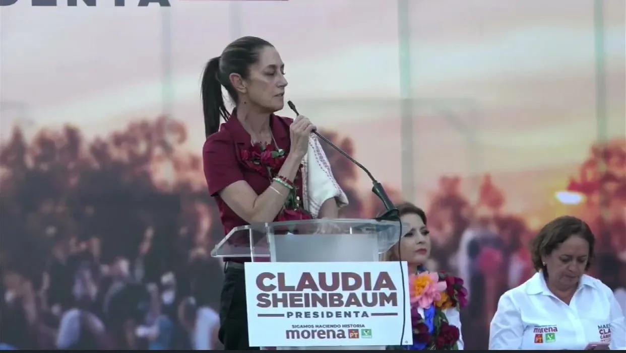 Sheinbaum asegura que seguirá rompiendo las “cadenas de corrupción” cuando sea presidenta