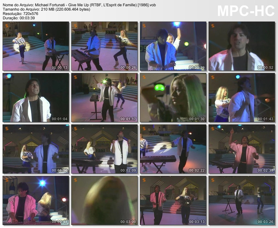 Michael Fortunati - Give Me Up (RTBF, L'Esprit de Famille) [1986