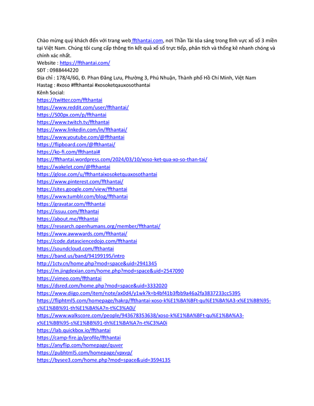 Xoso-kết quả xổ số thần tài