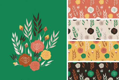 Create a Modern Botanical Pattern: Prints in Adobe Illustrator for Beginners