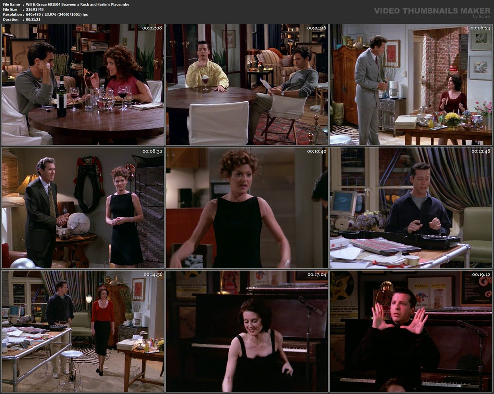 Will & Grace S01E04 Between a Rock and Harlin's Place.mkv