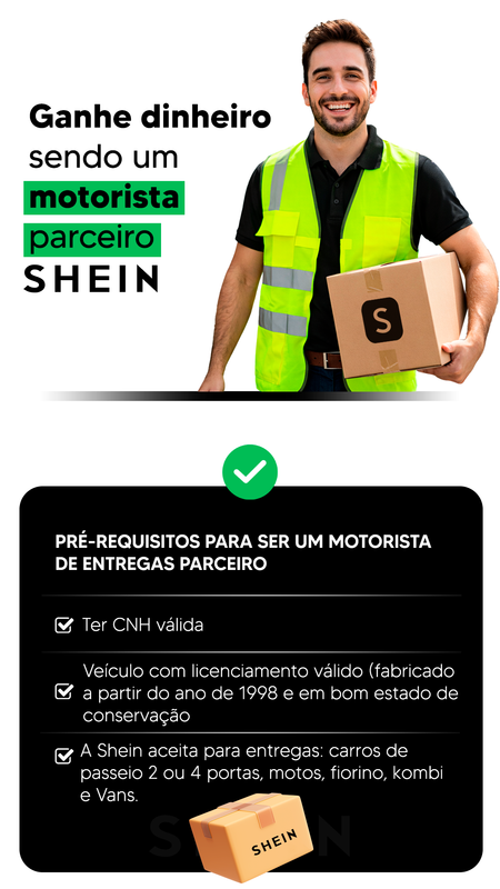 Entregador Parceiro Shein