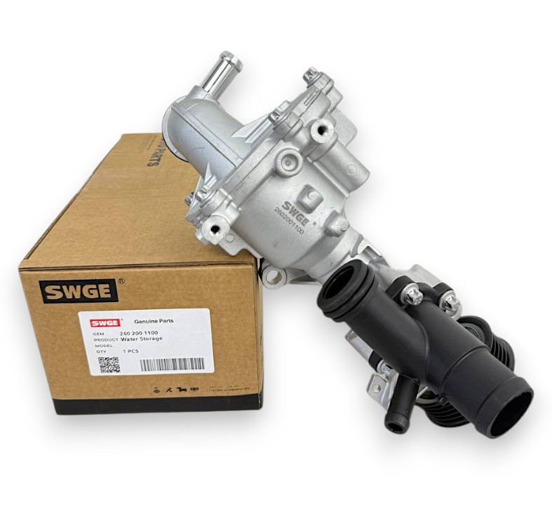 Mercedes Benz Engine Coolant Water Pump Pam Air for A-Class W177 CLA W118 GLA H247 GLB X247 B-Class W247 M260 2.0L (OE: 2602001100 / A2602001100 / 2602001200 / A2602001200)