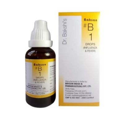 Bakson B1 Influenza and Fever Drops (30ml)
