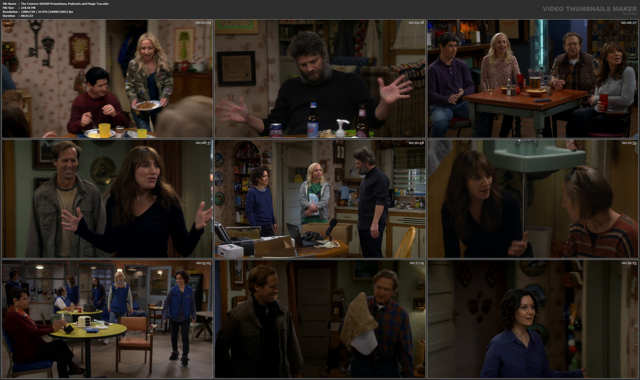 The Conners S03E09 Promotions, Podcasts and Magic Tea.mkv