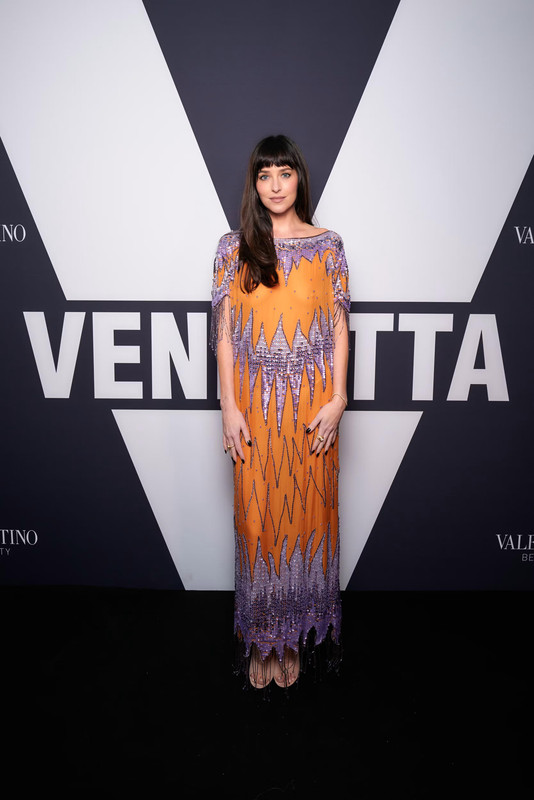 Dakota Johnson Sheer Valentino Party1