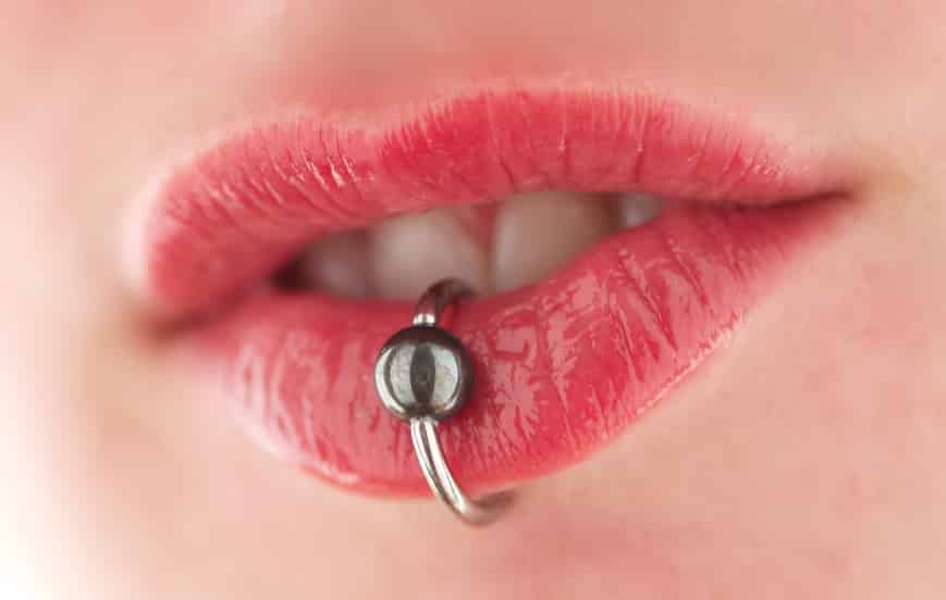 Exploring Unique Lip Piercings With Rings And Hoops