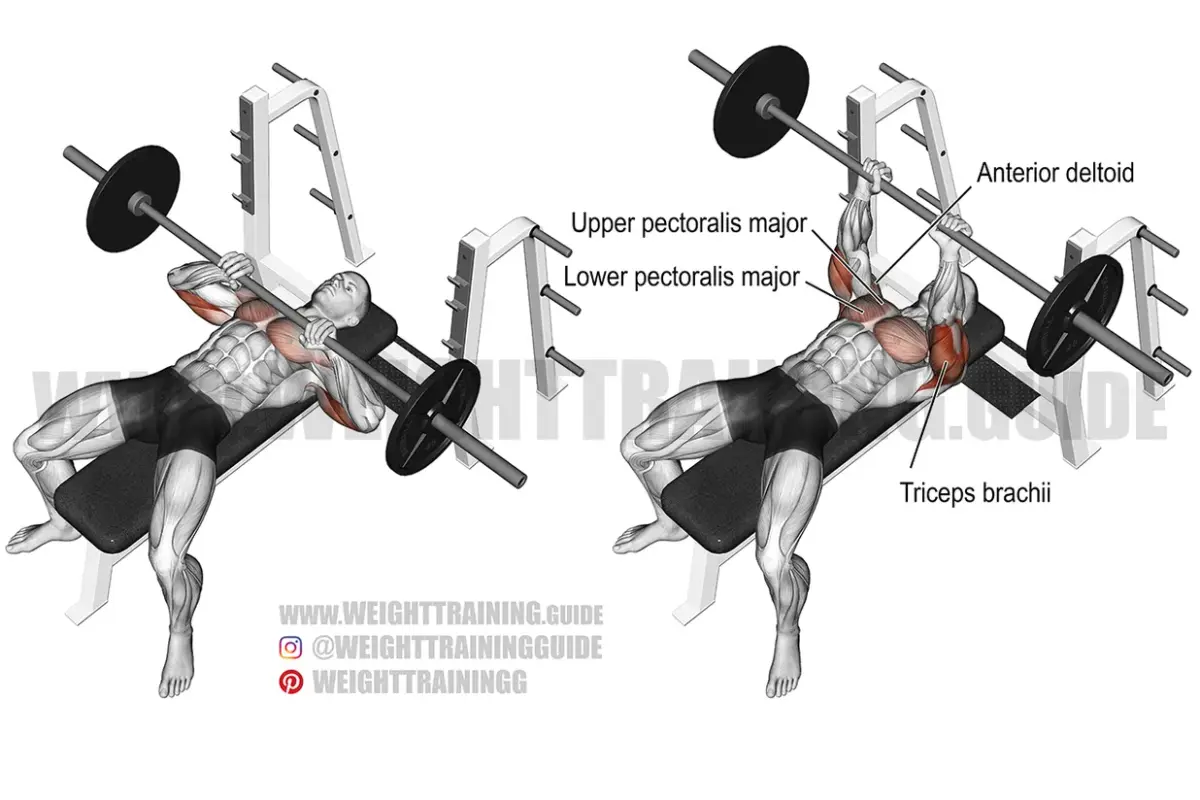 Close-grip Barbell Bench Press