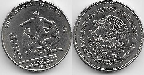 200 pesos, Mundial de México 1986 Mexico-200-pesos-17-45