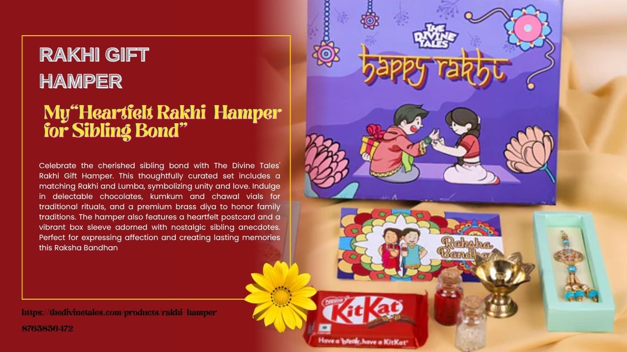 My“Heartfelt Rakhi Hamper for Sibling Bond” (2)