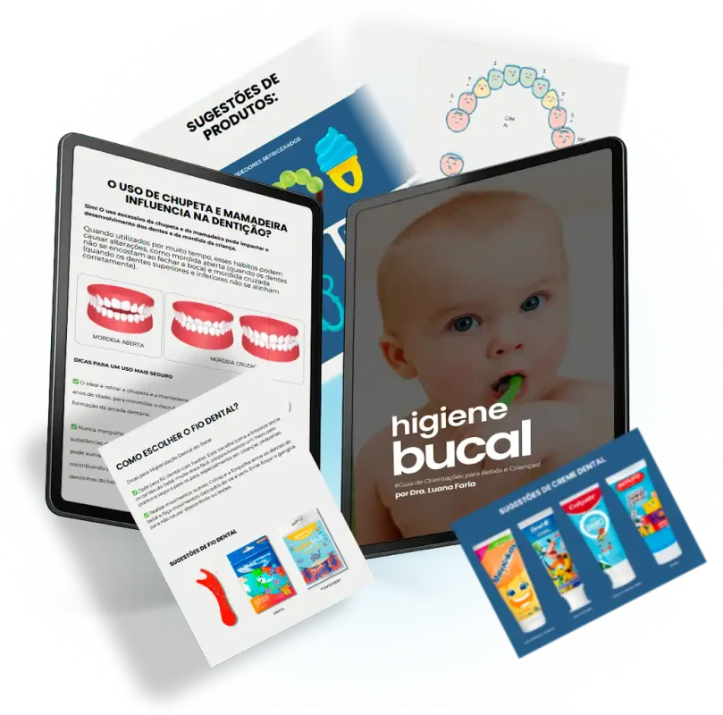 Mãe e bebê sorrindo