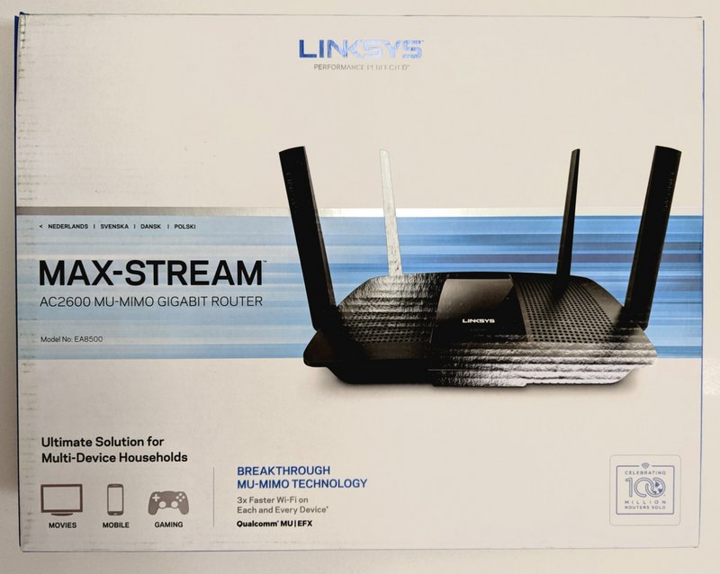 (MI+SPEDIZIONE) LINKSYS EA8500 (AC2600) ROUTER WI-FI - Hardware Upgrade ...