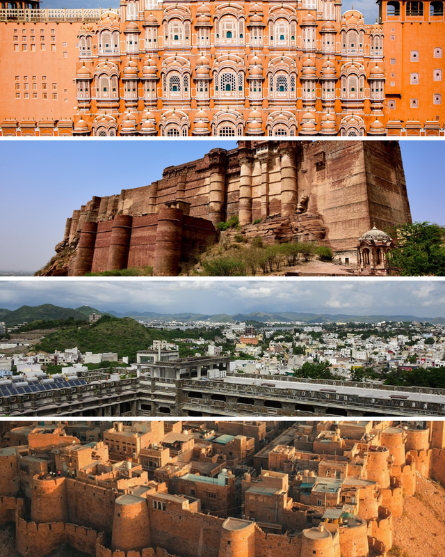 Jaipur,Udaipur, Jodhpur,Jaisalmer + goglobe holidays