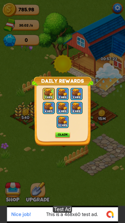 Idle Farm Adventure - Idle Game Android Studio Project with AdMob Ads + Ready to Publish - 4