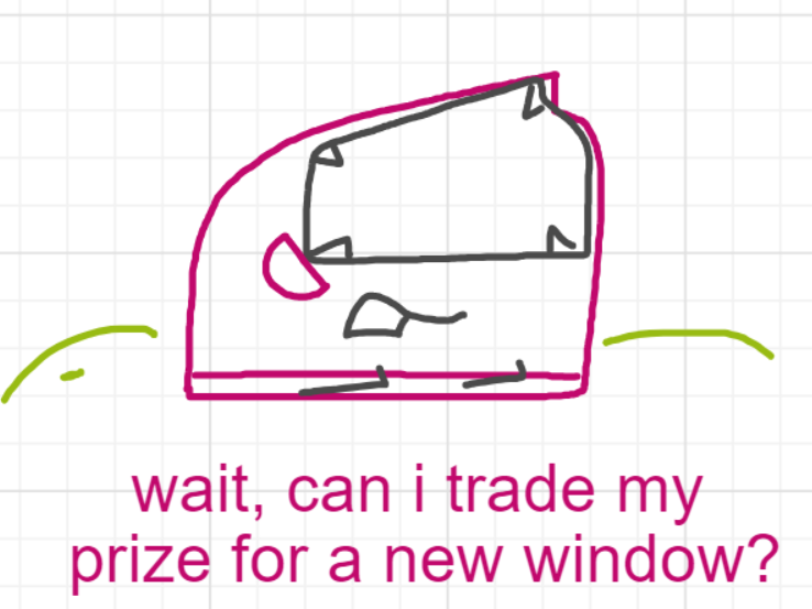 A panel from Ready Oar Knot, episode three of the Board Boards object show by Furretwalk/WalkingFurret.