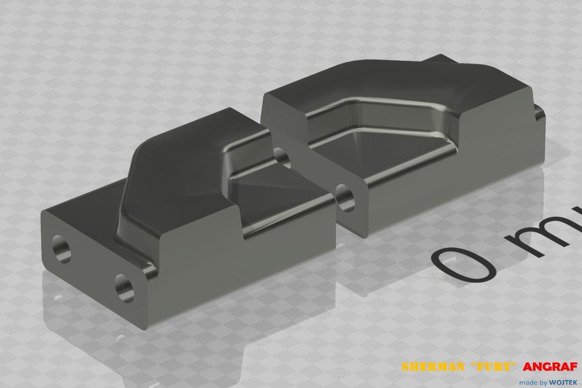 M4A3E8 SHERMAN  FURY 188 3D