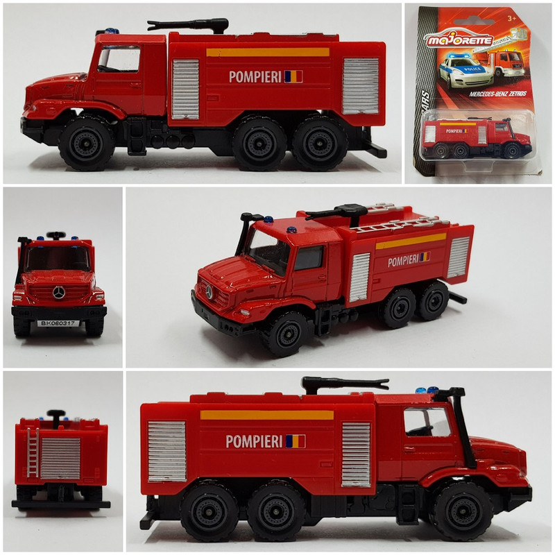 Majorette #297B - MB Zetros (Rumanian Firebrigade)