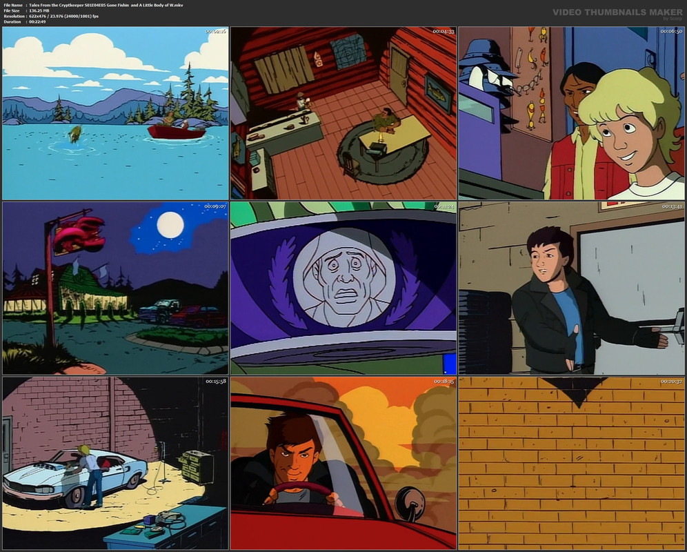 Tales From the Cryptkeeper S01E04E05 Gone Fishin  and A Little Body of W.mkv