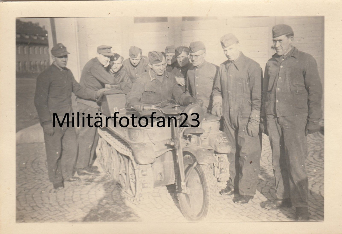 WH Fallschirmjäger Stendal NSU Kettenkrad um 194