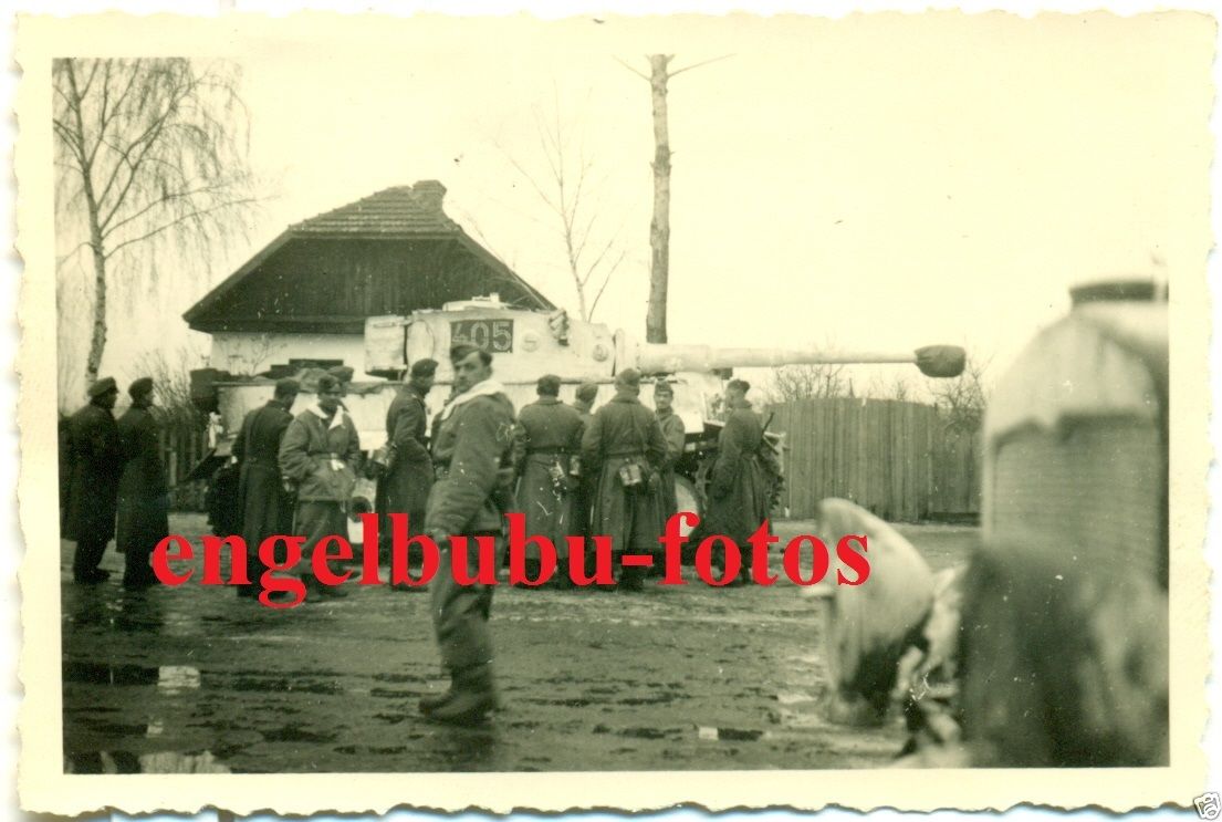 PANZER - Panzer VI - TIGER - Weiße WINTER-TARNUN