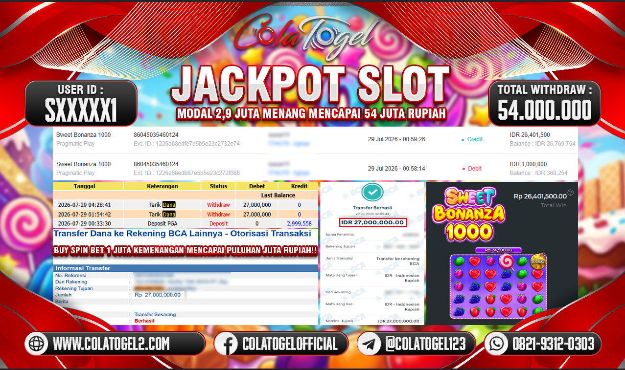 JACKPOT SLOT GACOR!!