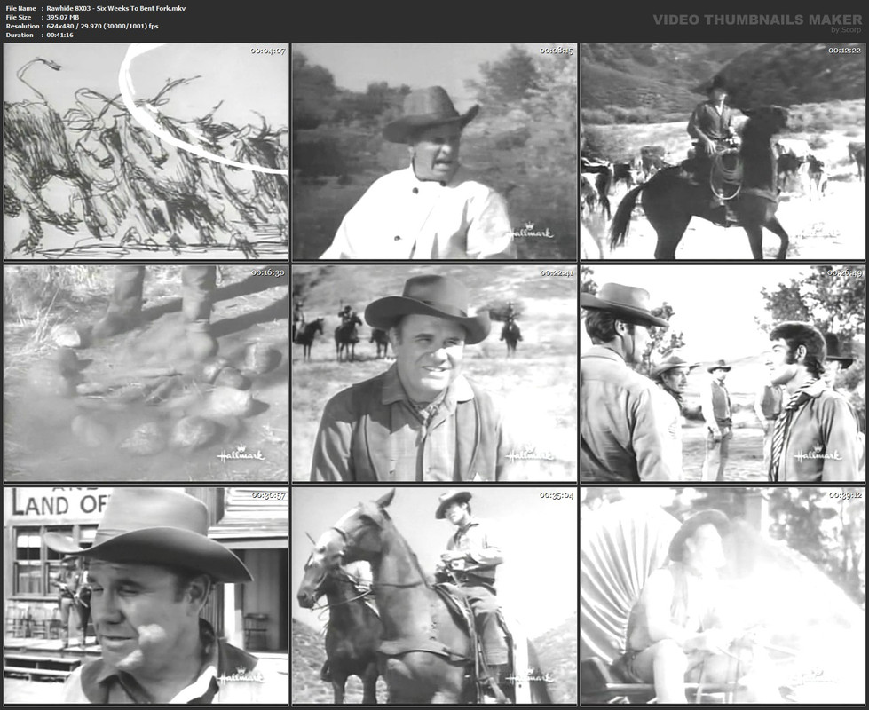 Rawhide 8X03 - Six Weeks To Bent Fork.mkv