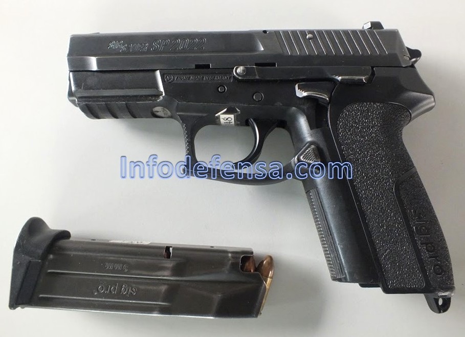 Colombia compra más de 5.000 pistolas Sig Sauer SigPro SP 2022-24