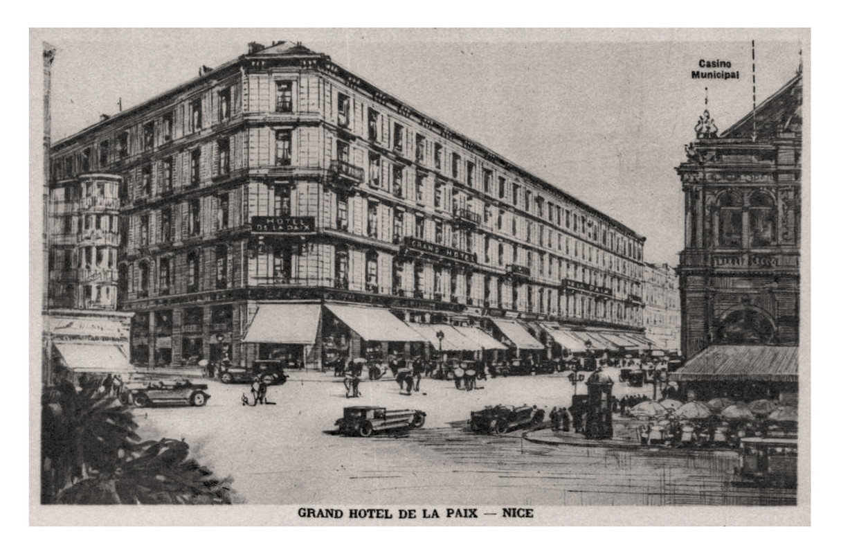 Nice, Alpes Maritimes, le Grand Hôtel de la Paix