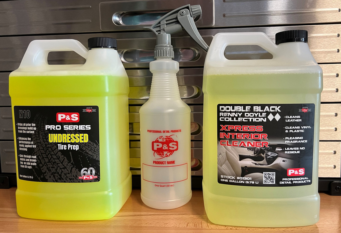 Assortment Of Automotive Cleaning: (Damaged Bottles) P&S Express