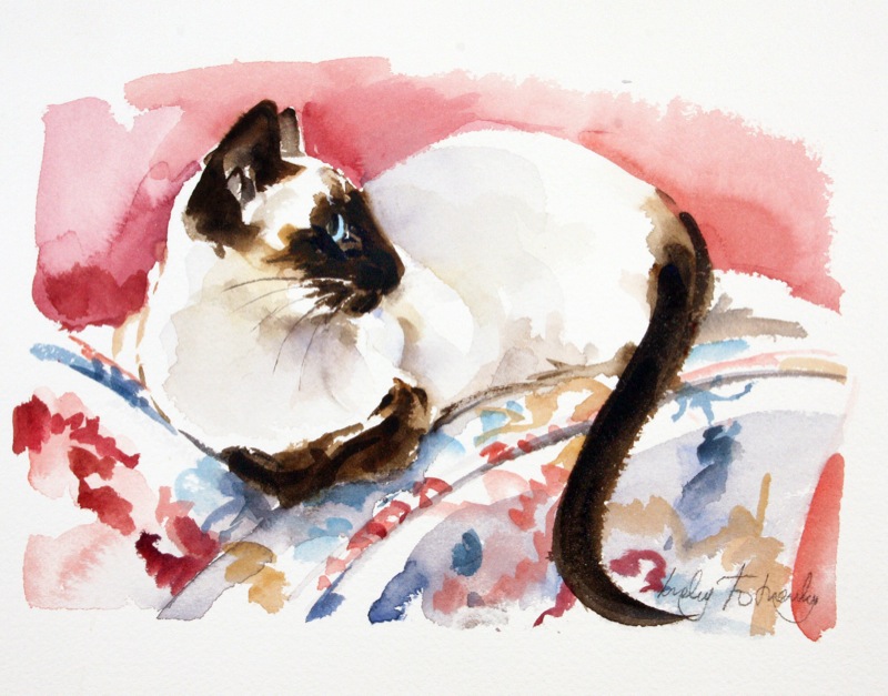 SIAMESE-CAT-ON-CUSHIONS-1-LF182-1