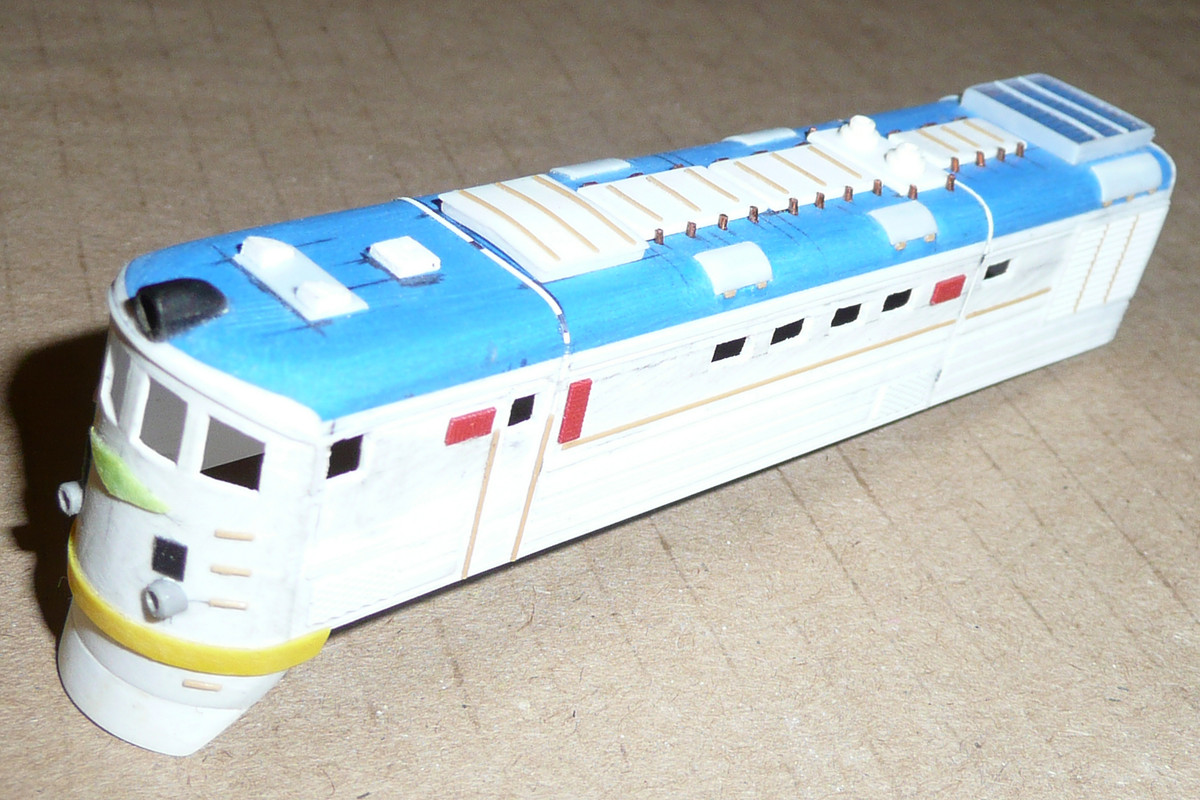 Мастер модель  корпуса ТЭ3-03