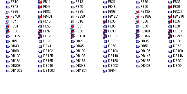 s7-300- Why are some FBs marked with red? s7-300- Why are some FBs marked with red?