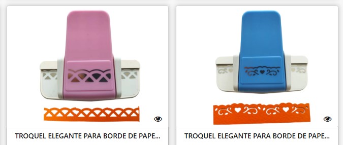 Troquel Elegante Para bordes Sacabocados Papel