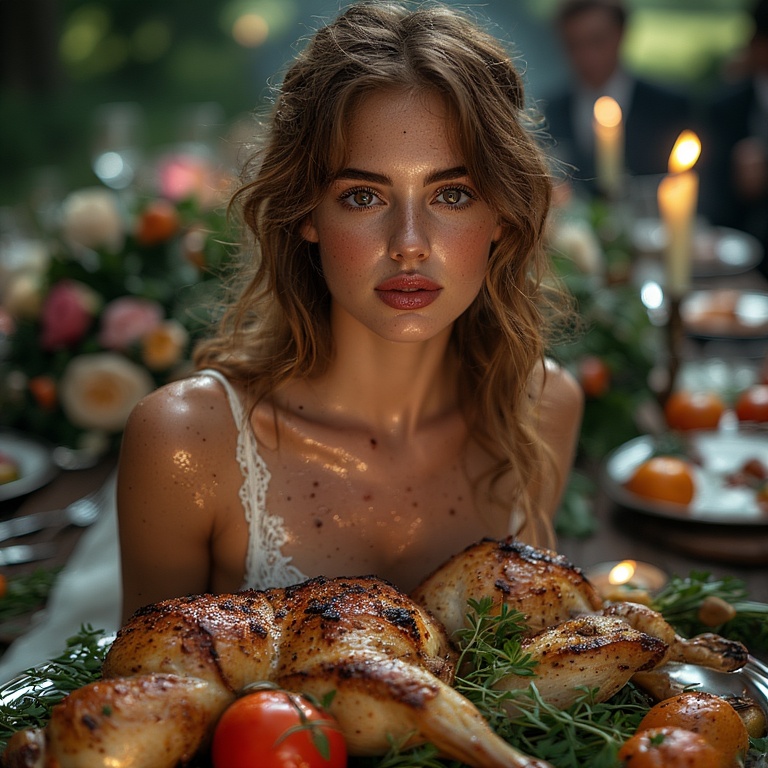 Garden Wedding Brown hair 0 02