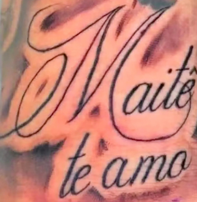 tobias with the tattoo of maite