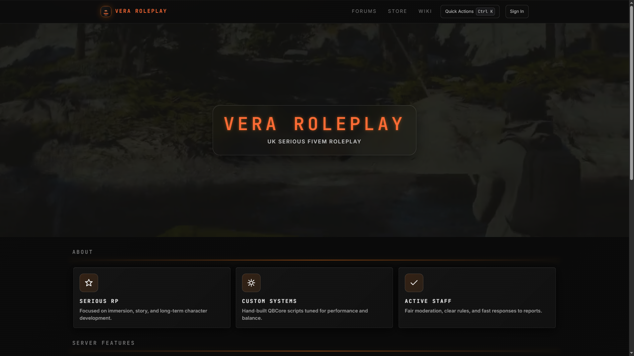 Vera Roleplay Screenshot