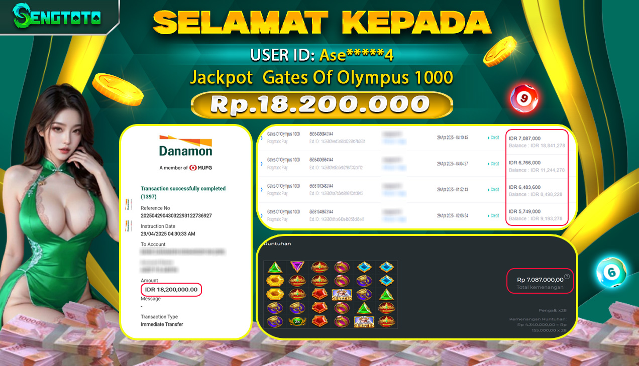BUKTI PEMBAYARAN SLOT GATES OF OLYMPUS 1000