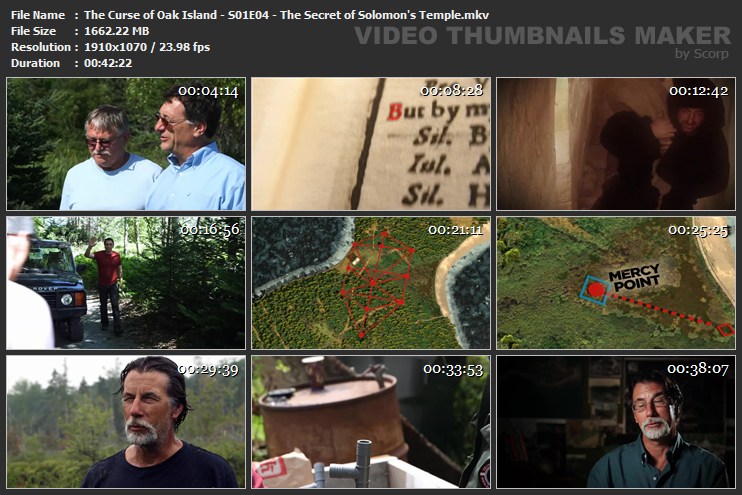 The Curse of Oak Island - S01E04 - The Secret of Solomon's Temple.mkv