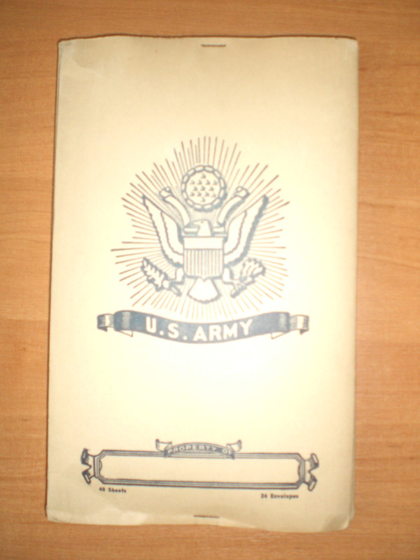 134 - Kit de cartas ( 24 sobres y 24 hojas ) 1944