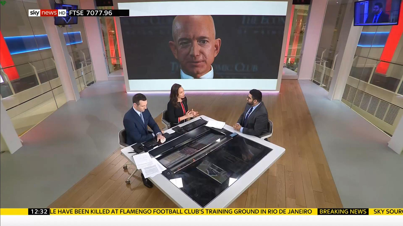 08 February - 12.00.00 - Sky News. Colin Brazier and Jayne Secke