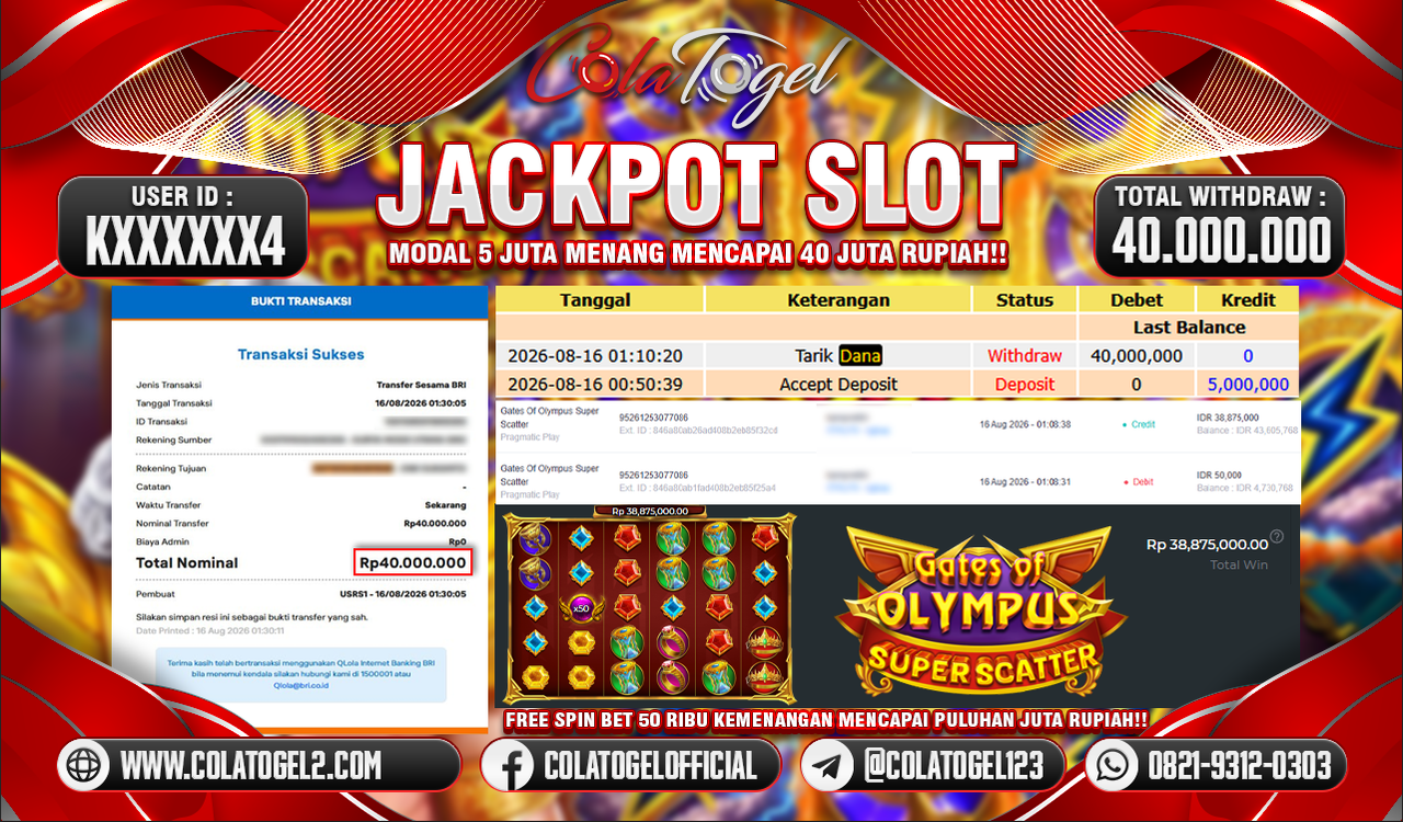 JACKPOT SLOT GACOR!!