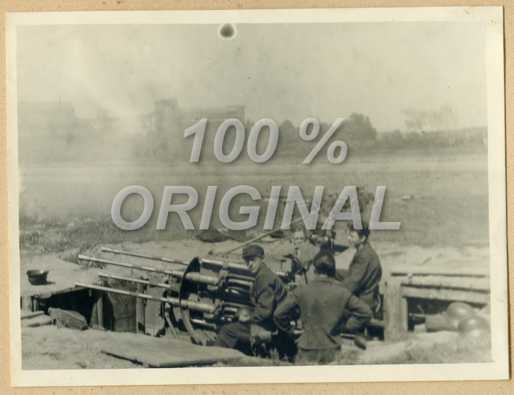 Berlin Brandenburg schwere Flak Geschütz Bunker Stellung 1943