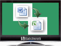 Batch Word to Excel Converter 2020.12.902.2854