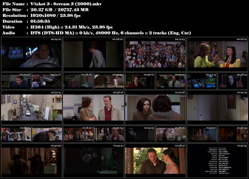 Re: Vřískot 3 / Scream 3 (2000)