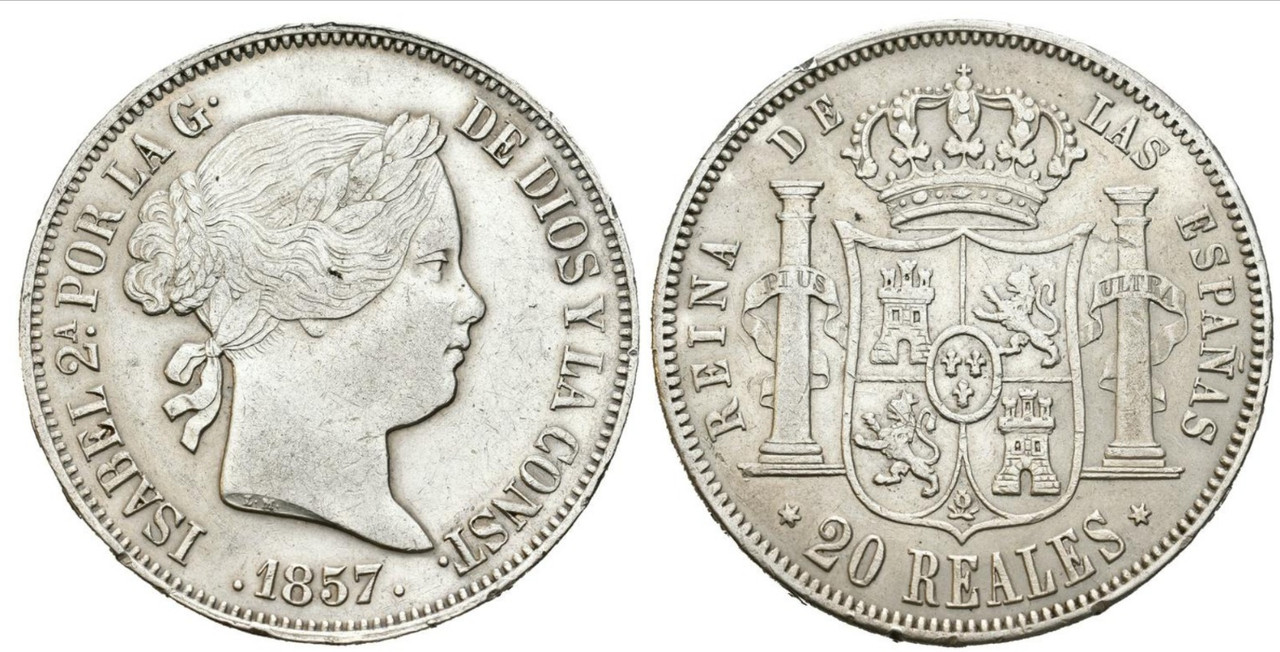 20 reales 1857. Isabel II. Opinión Whats-App-Image-2019-07-17-at-17-02-07