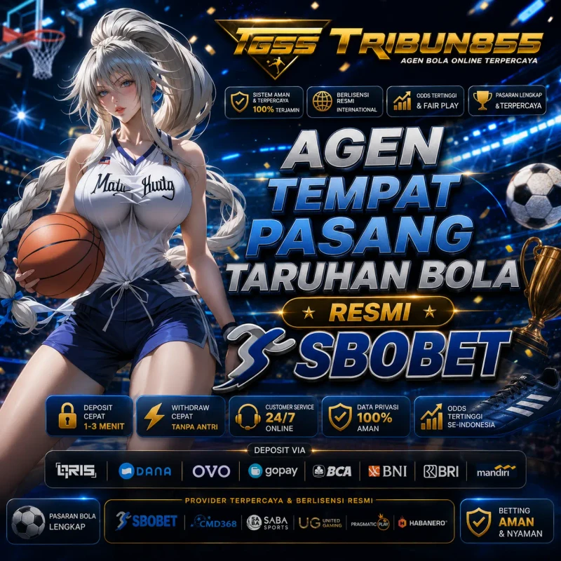 TRIBUN855 - Agen Terbaik Resmi Pasang Taruhan Bola Dengan Odds SBOBET