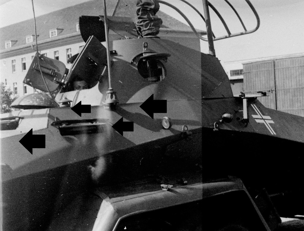 Fotos Sd.Kfz Panzer Panzerspähwagen Funk Rahmena