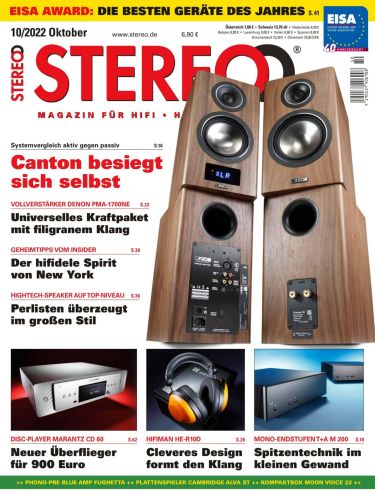Stereo Magazin für HiFi, High End und Musik Oktober 2022
