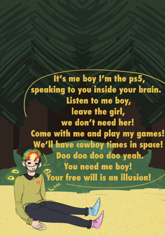 actual representation of Peach the entirity of s2 of the server while i couldnt play properly lmaooo peach sitting on the ground, staring blankly at nothing, while reciting the entire its me boy the ps5 meme in the speechbubble next to them
