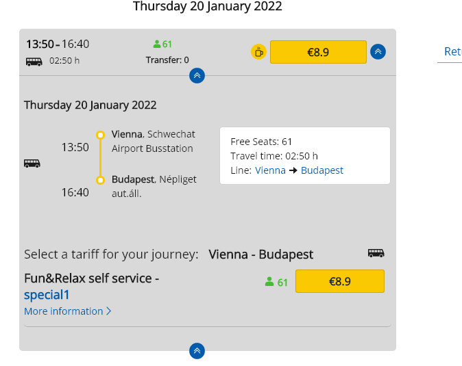 Traslados Viena Aero-puerto>Budapest: *RegioJet* - Foro Europa del Este